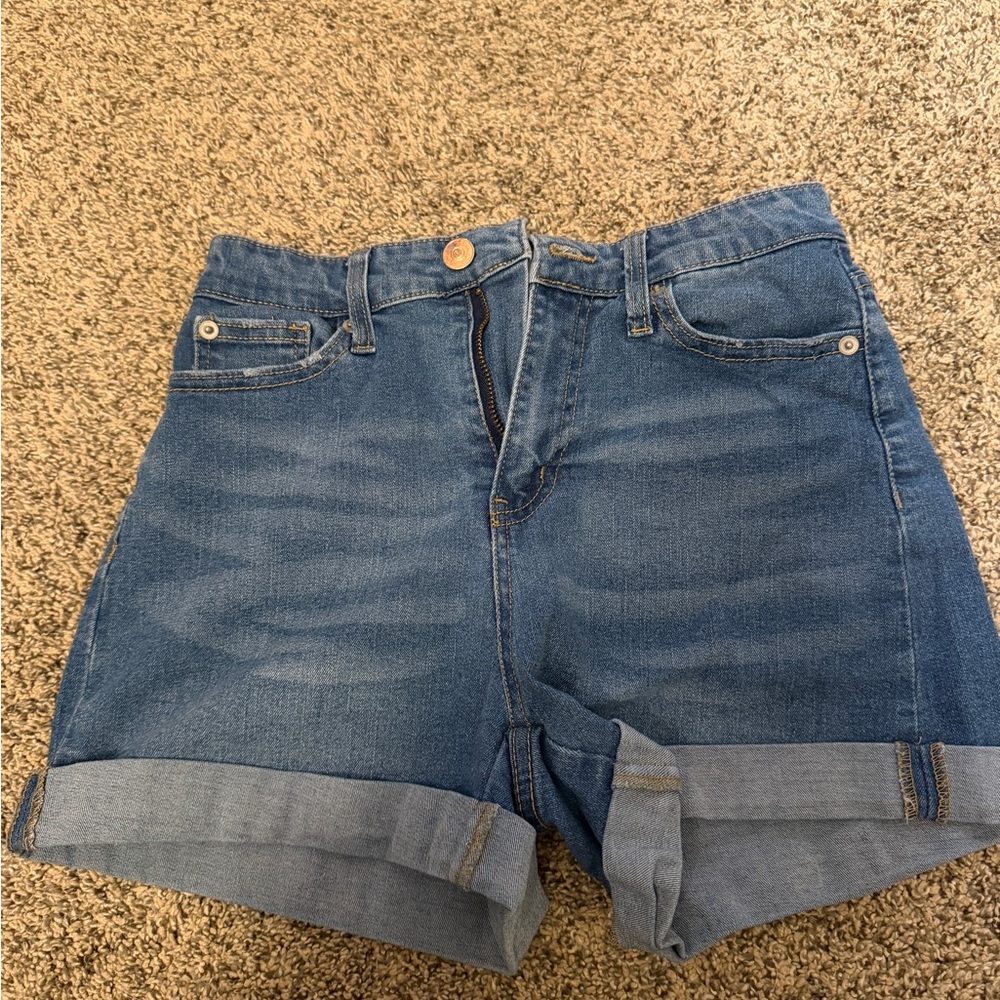 No Boundaries Blue Jean Shorts